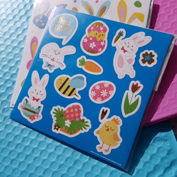 3/15$ 162 pcs Happy Easter Stickers (12 pages) - Picture 4 of 14